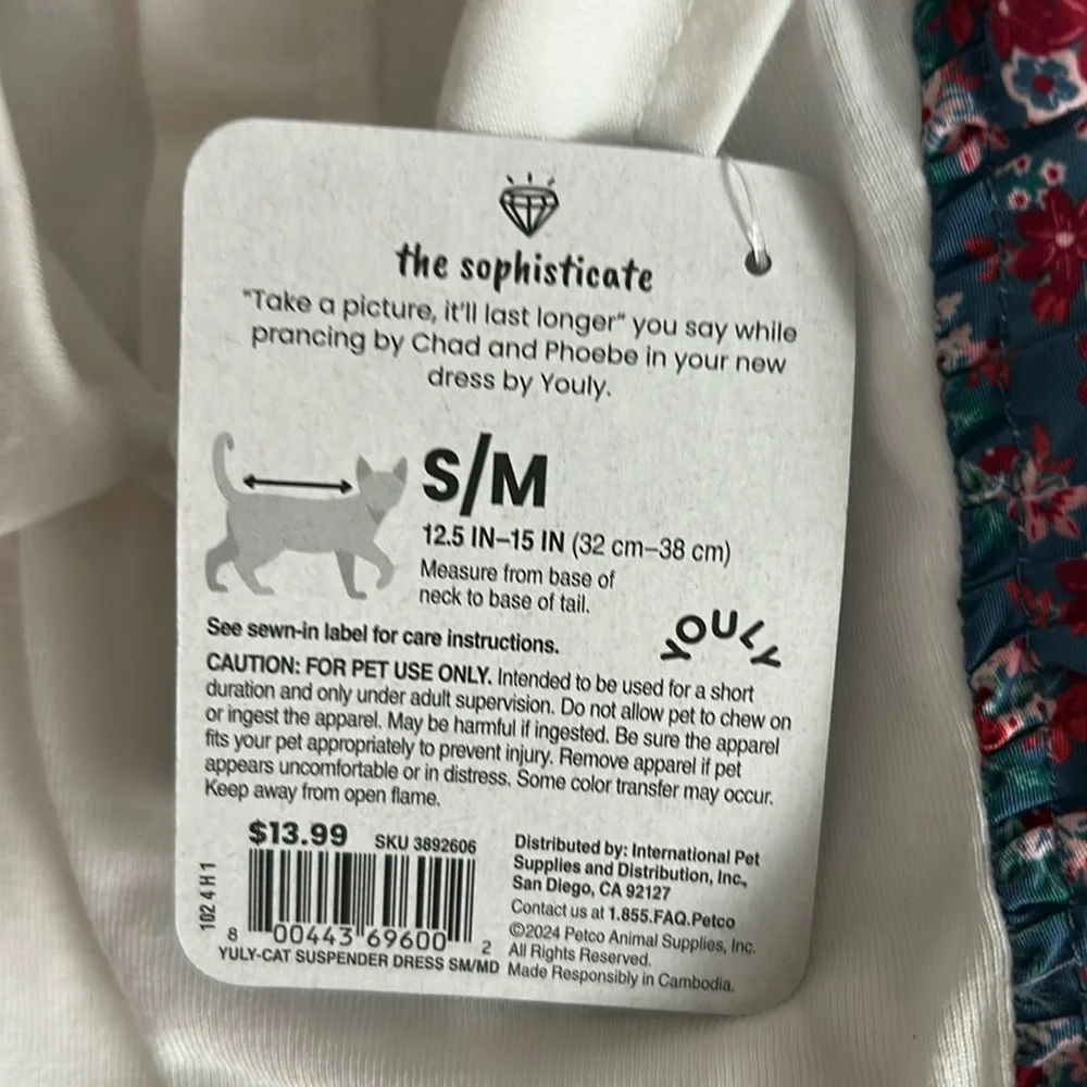 Youly the sophisticate Cat Dress (S/M)